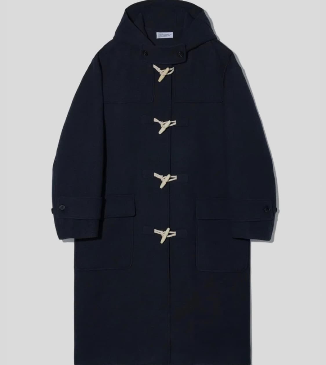 [새상품] 파르티멘토 더플코트 떡볶이코트 S 네이비 상품이미지1