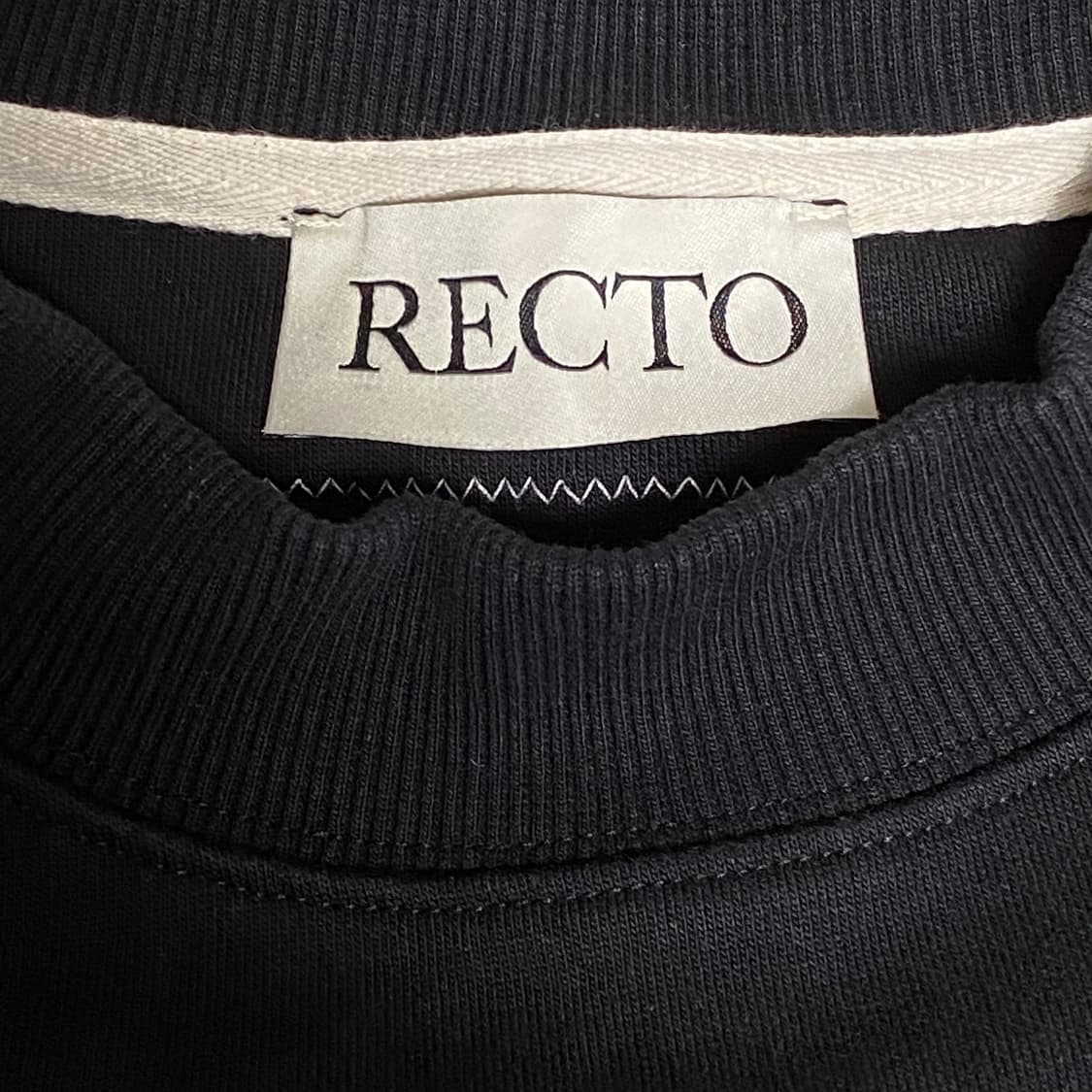 렉토 로고패치 오버핏 맨투맨 L 상품이미지4