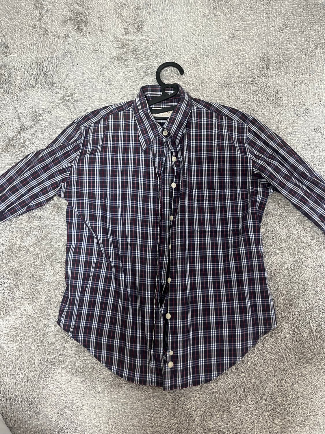 Bunerry of London 빈티지 체크 셔츠 L (90s) 상품이미지1