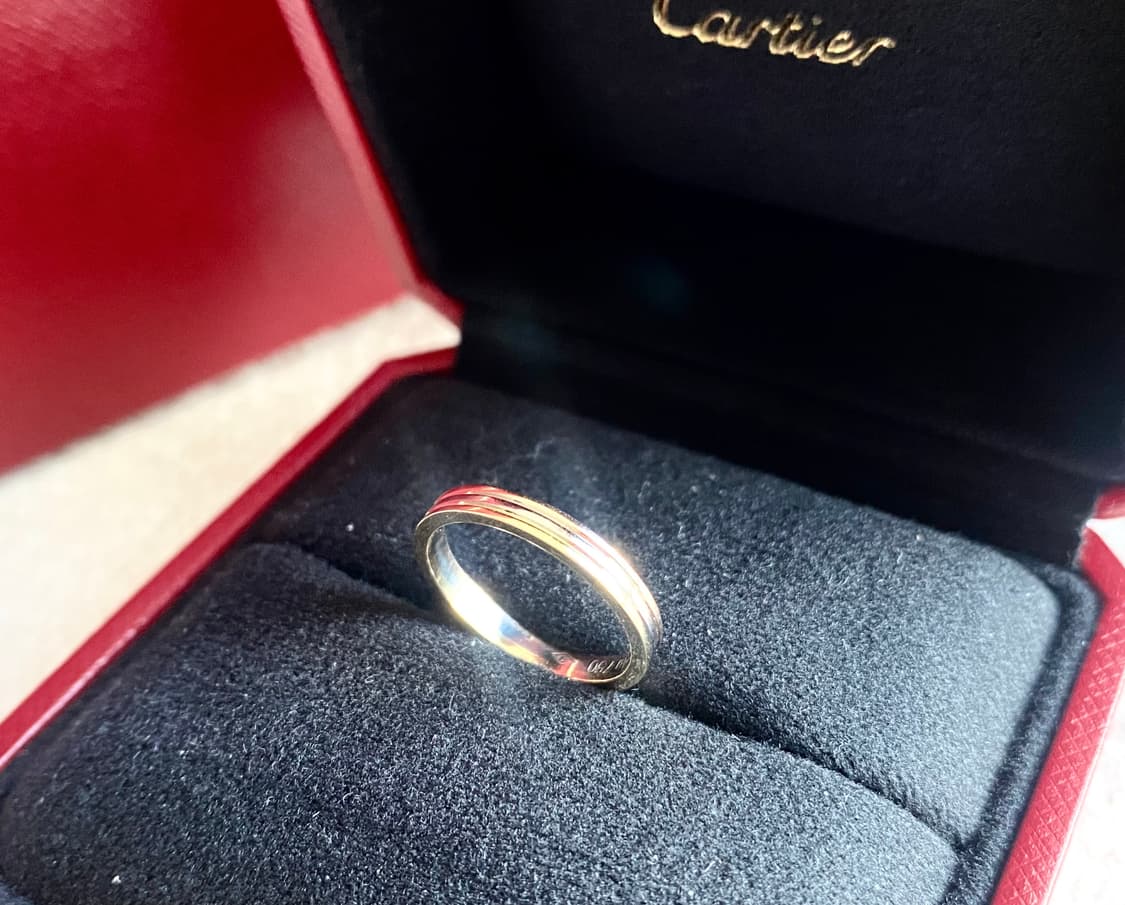 까르띠에 방돔 루이 2.5mm 웨딩링 18k 3색 49호 상품이미지4