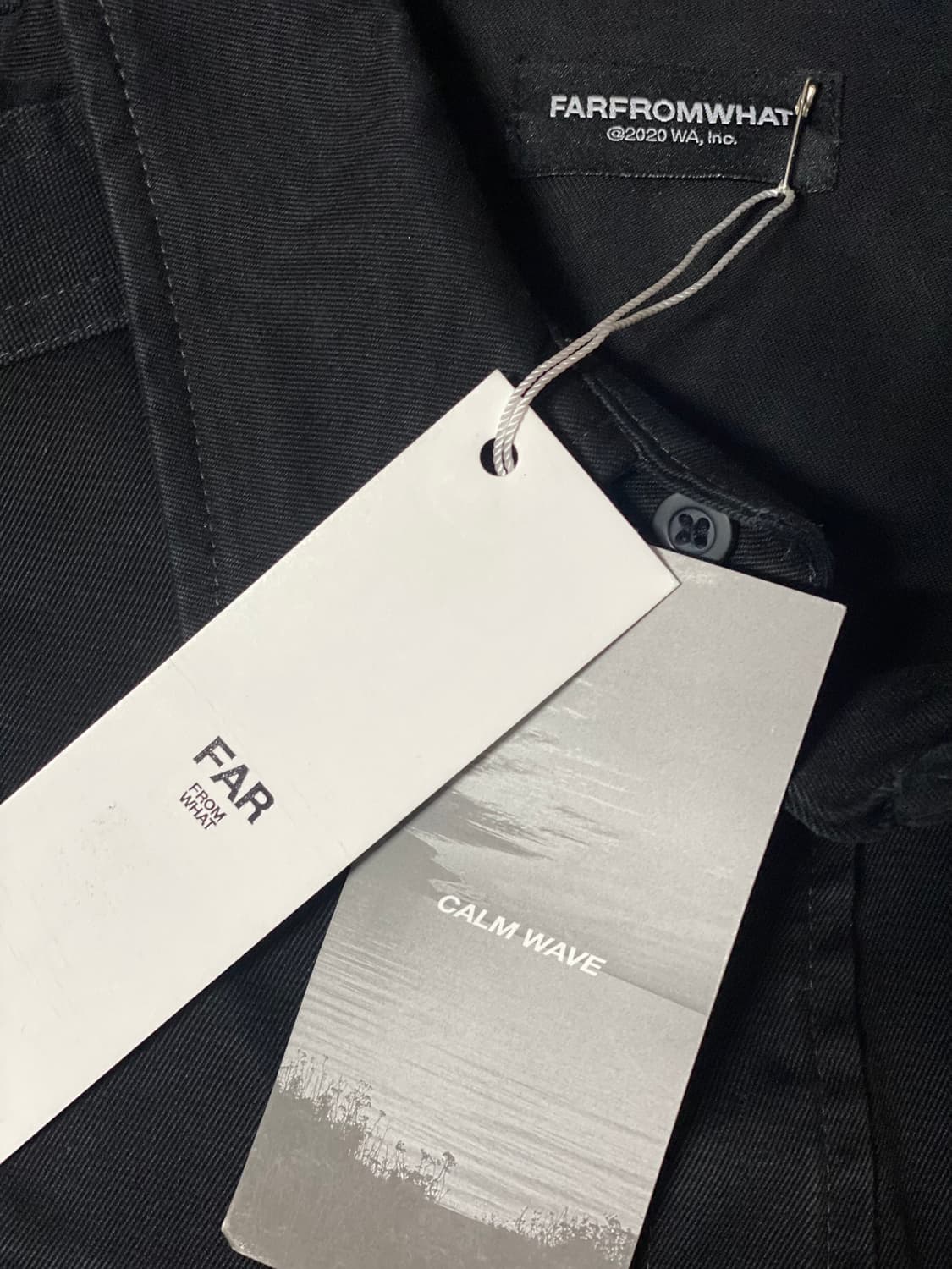 FARFROMWHAT 파프롬왓 파아카이브 오버사이즈 워크 셔츠 블랙 1 상품이미지9