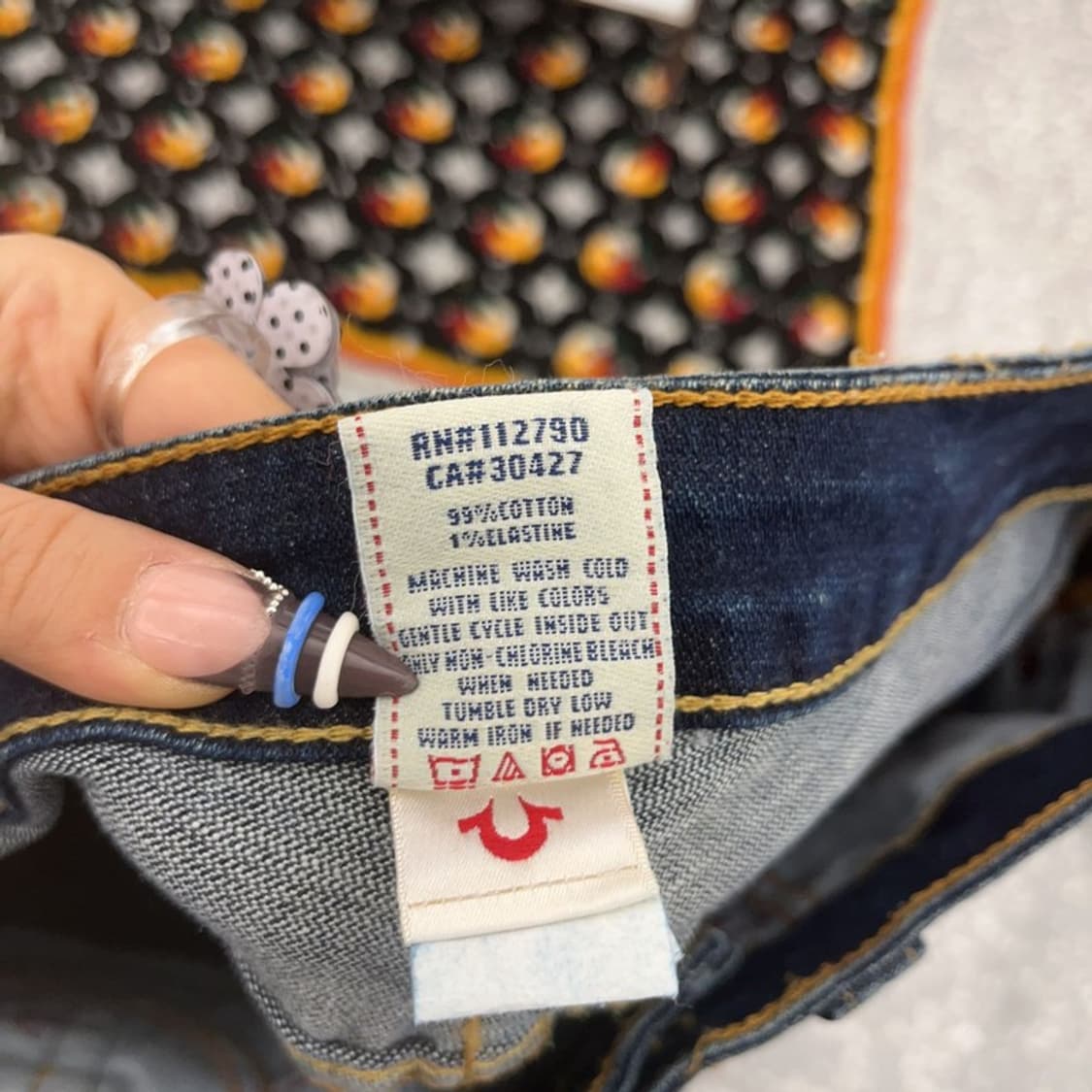 트루릴리젼 조이 스판 부츠컷 빈티지 워싱 데님팬츠 27인치 C07980 상품이미지7