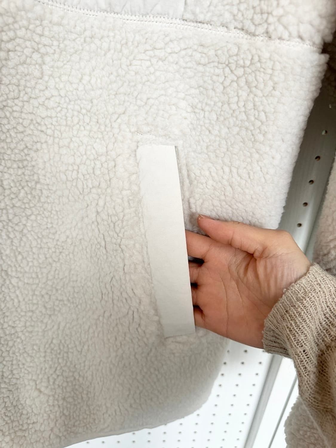 (정품/새상품) 자주 남성 아이보리 덤블보아 집업 점퍼 상품이미지9