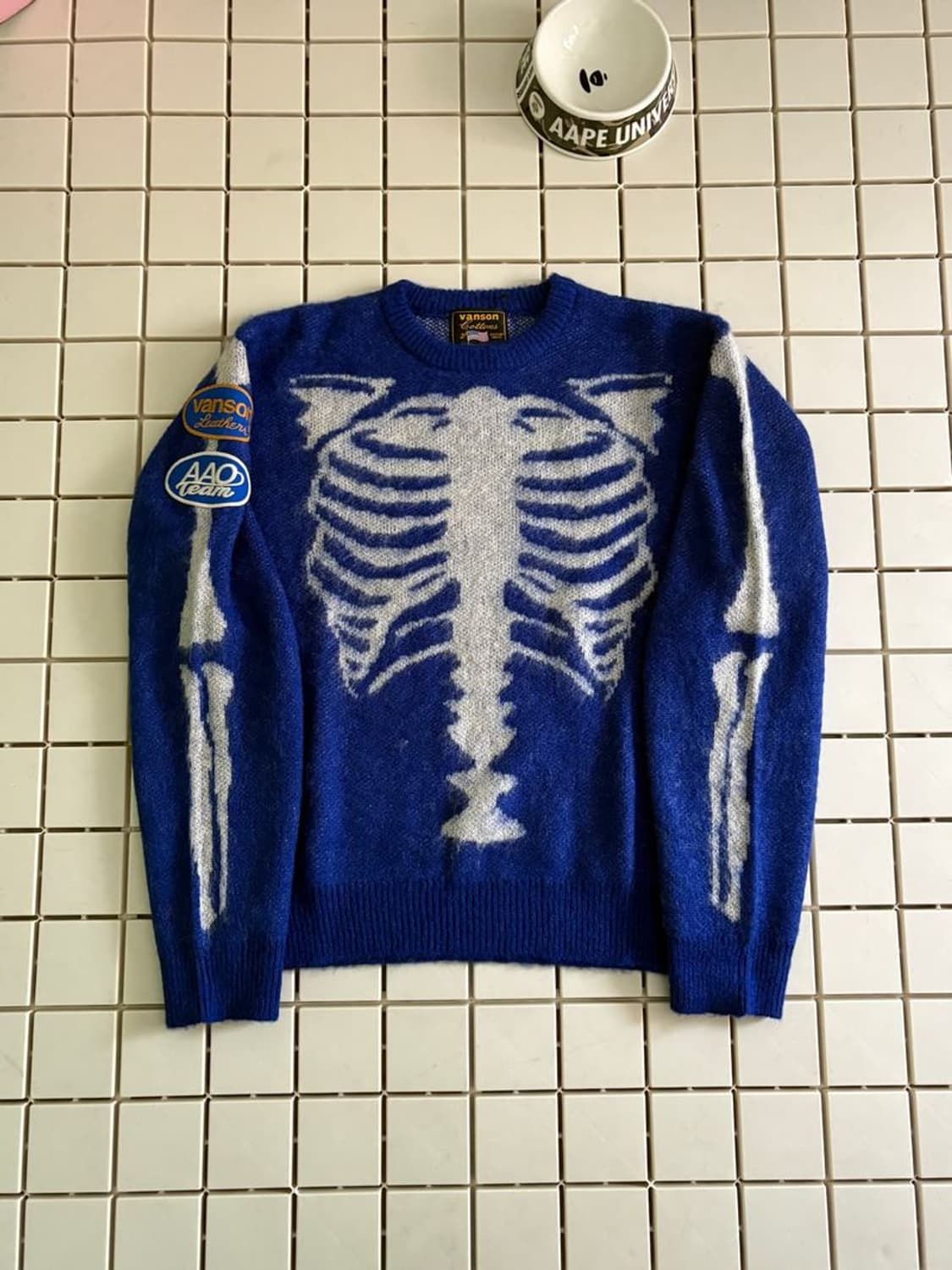 BONE MOHAIR KNIT 리얼본 모헤어 니트 AAV-2501 상품이미지5