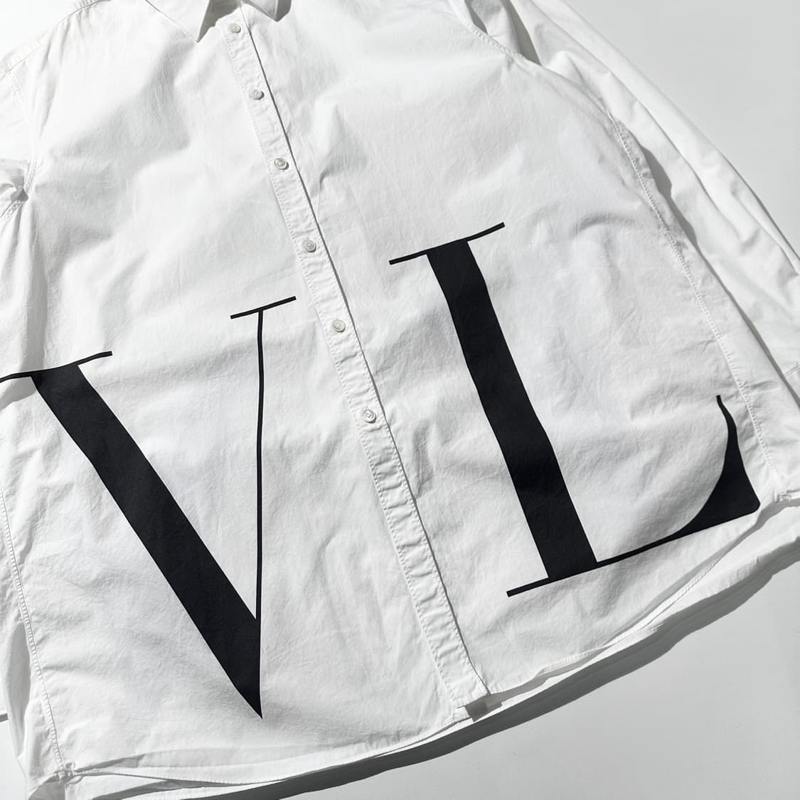발렌티노 VLTN 로고 셔츠 상품이미지3