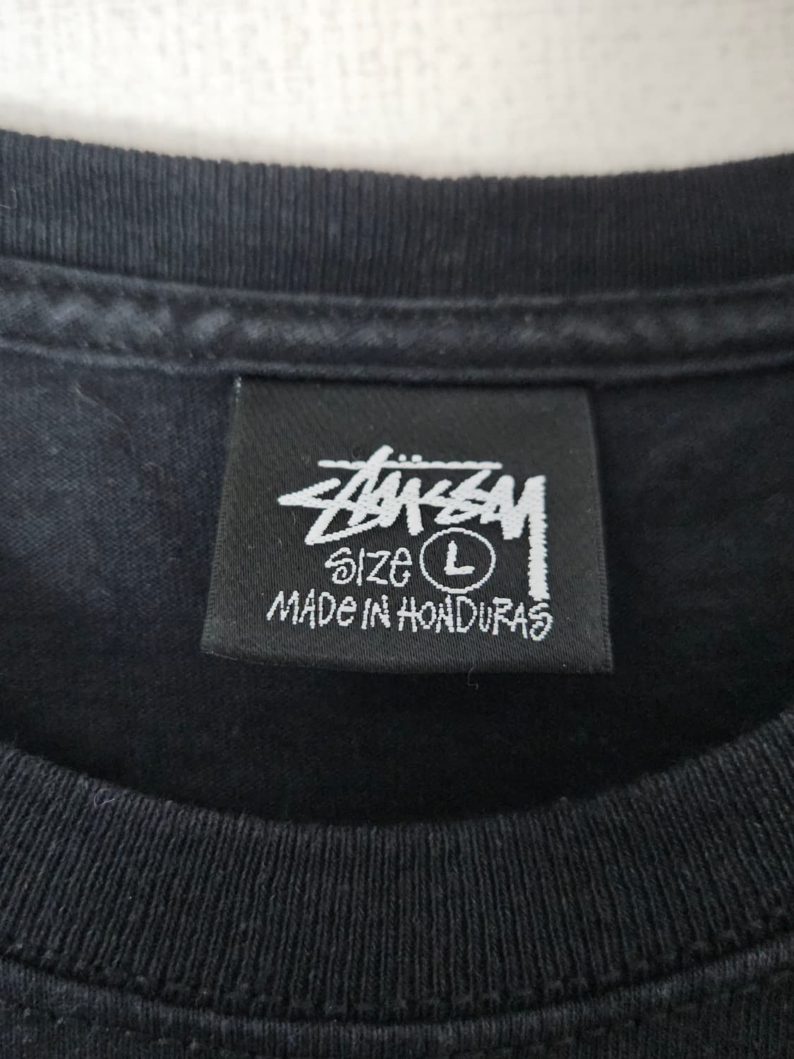 스투시 퍼지 다이스 반팔 티셔츠 블랙 L 정품 상품이미지4