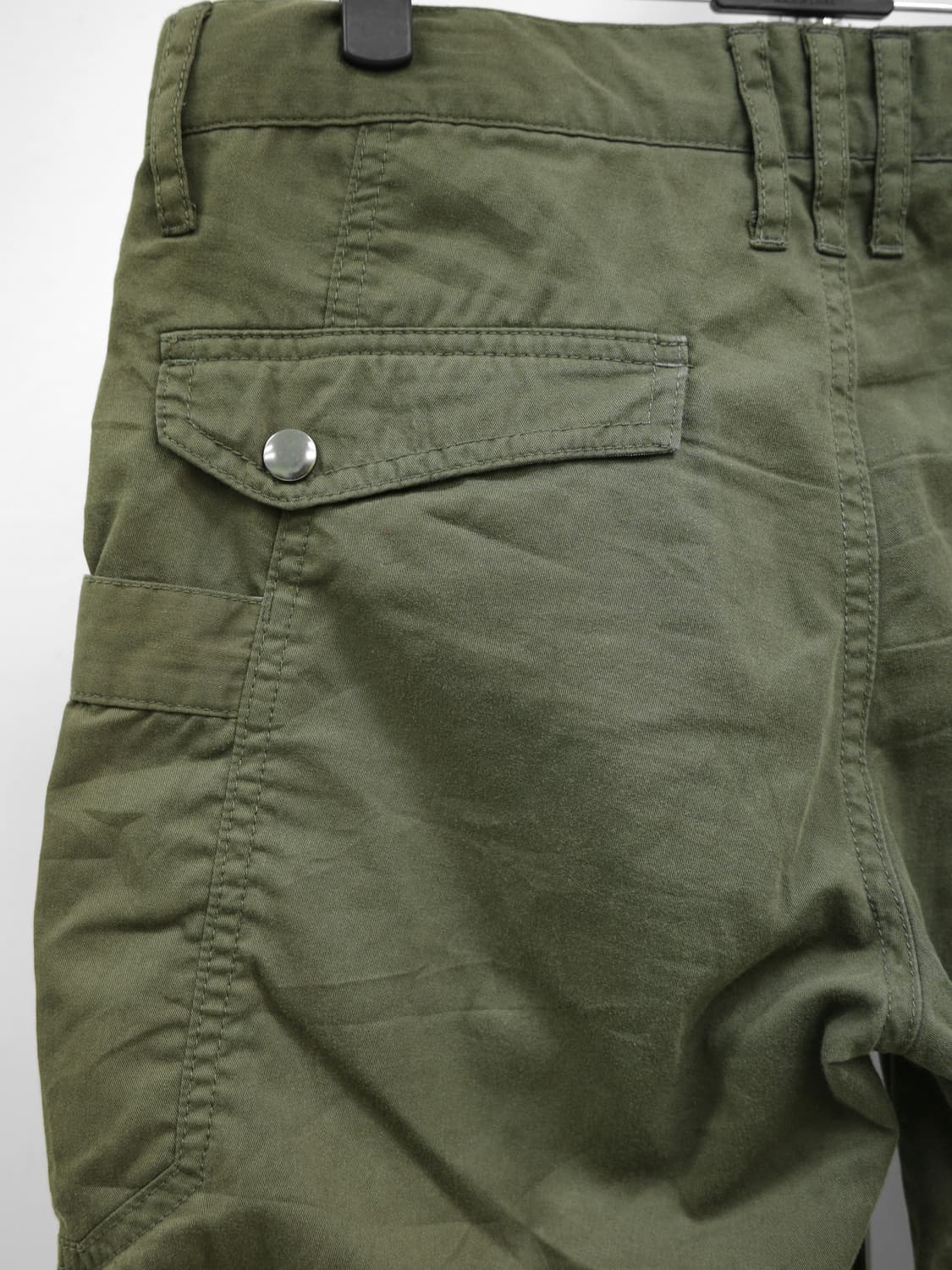 빈티지 카키 카고 카프리팬츠 상품이미지9