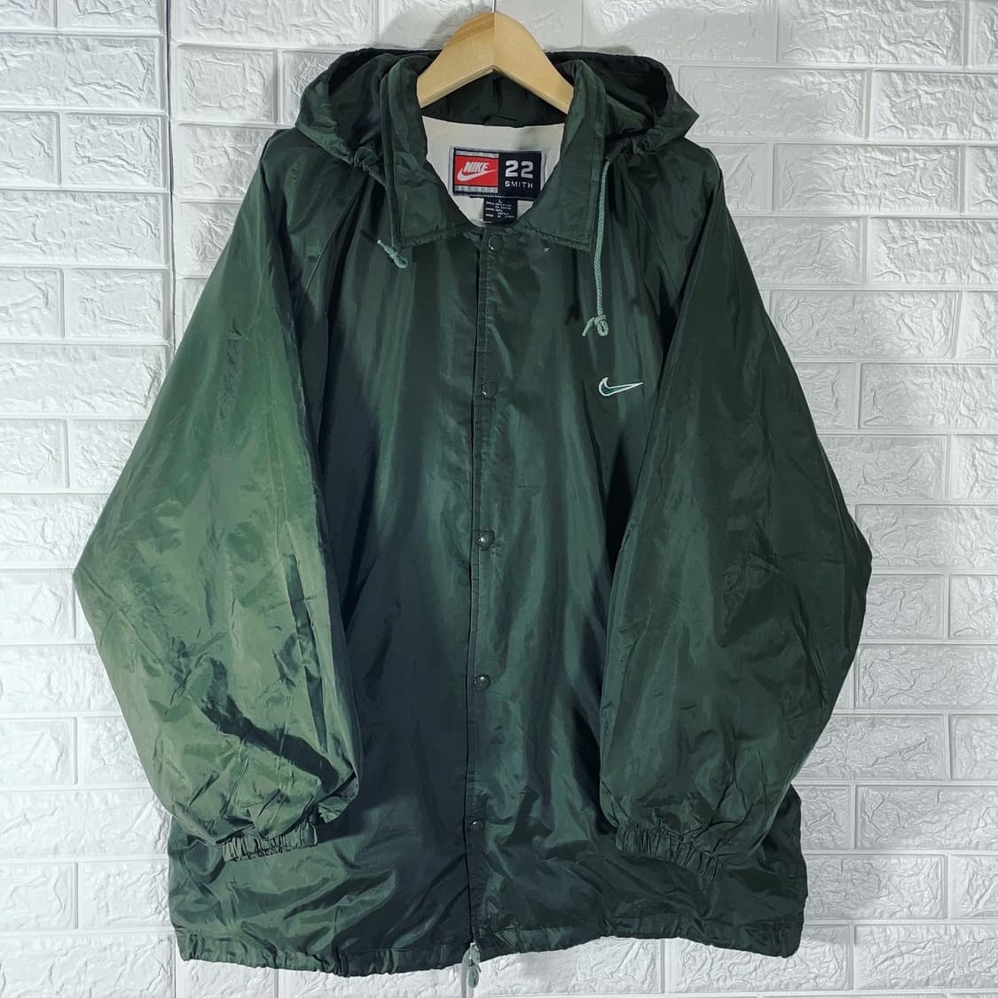 나이키90”s 올드스쿨 빅스우시 바람막이 돕바코치자켓 상품이미지2