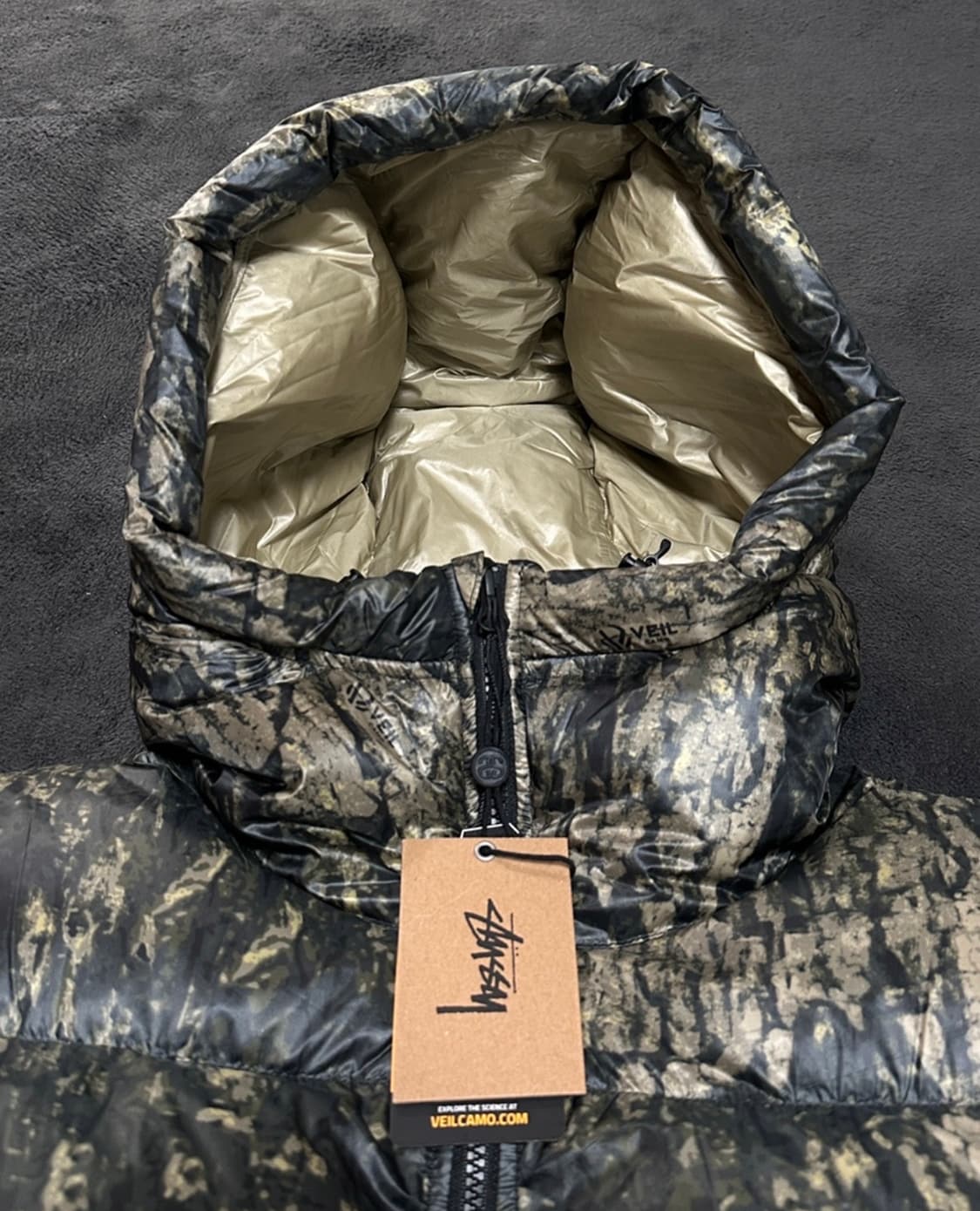 스투시 다운 파카 마이크로 립스탑 렐릭 카모 상품이미지8