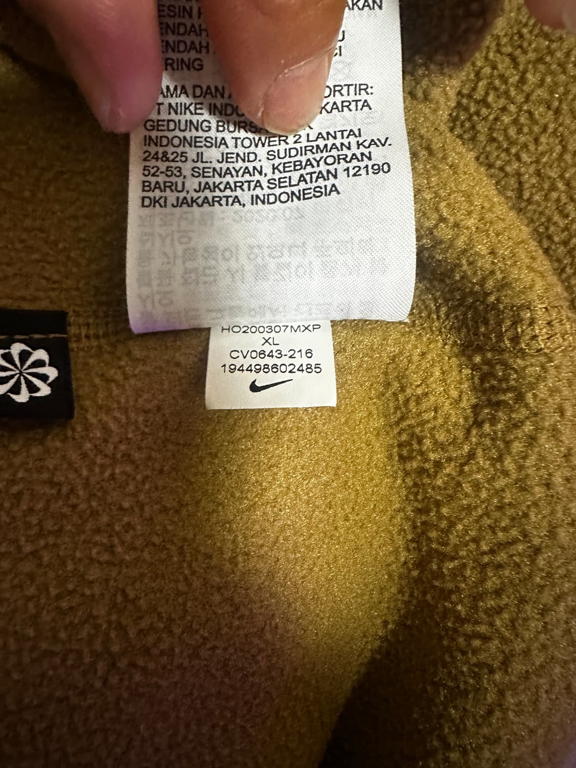 나이키 ACG 폴라텍 울프 트리 풀오버 후드 골든 베이지XL(105) 상품이미지9