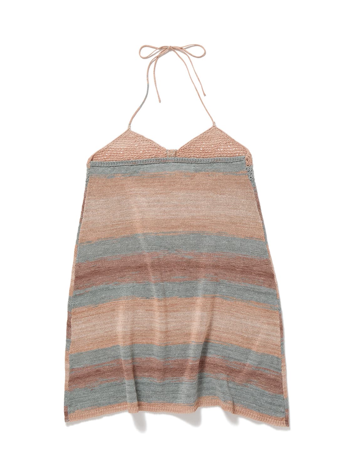 [F]퍼버즈 26ss 멀티 컬러 니트 원피스/베이지 상품이미지5