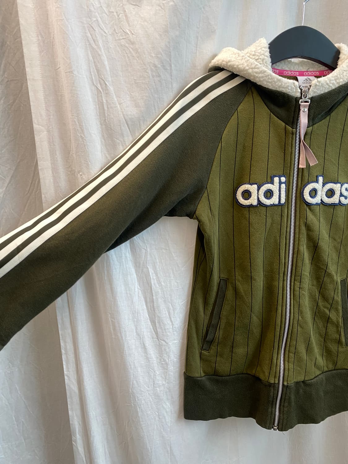 ADIDAS 카키후드집업자켓(M) 상품이미지7