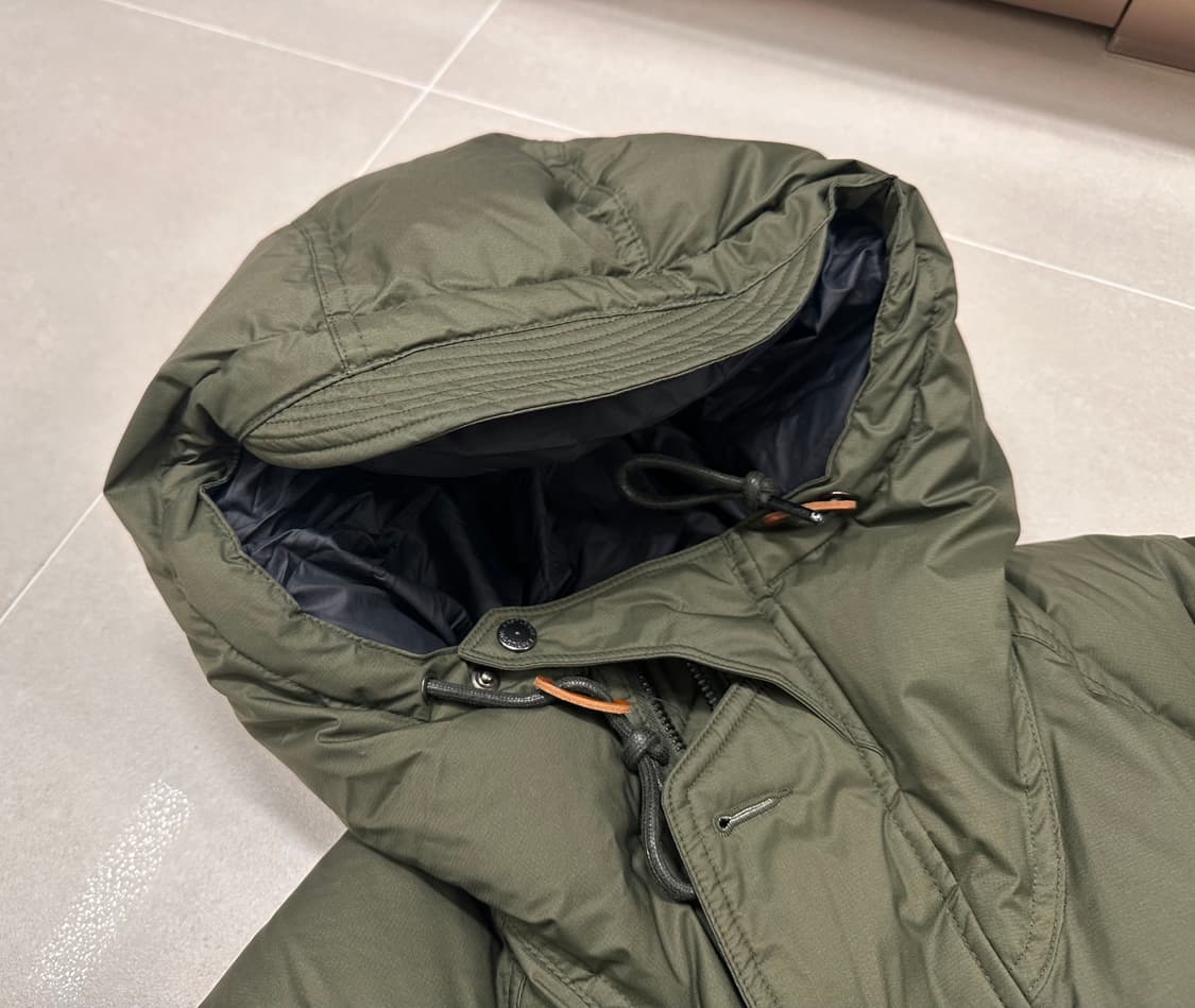 이스트로그 유틸리티 구스다운 패딩 올리브 XL 상품이미지2