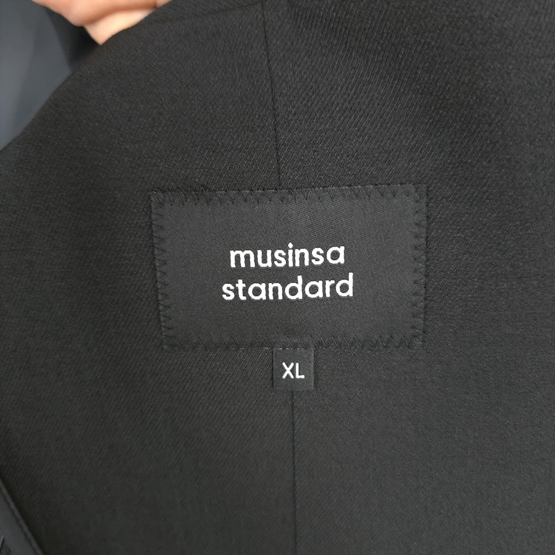 남성용 Musinsa Standard 무신사 스탠다드 블랙 자켓 XL 상품이미지6