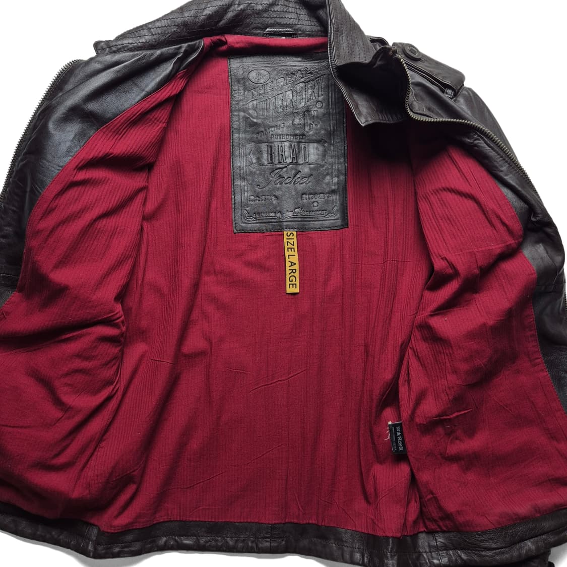 [L] 슈퍼드라이 리얼레더자켓 상품이미지8