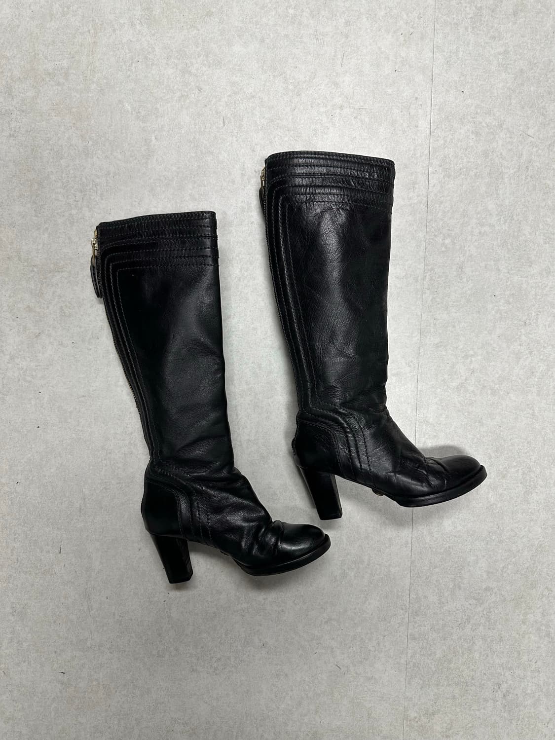 끌로에 레더 롱부츠 상품이미지2