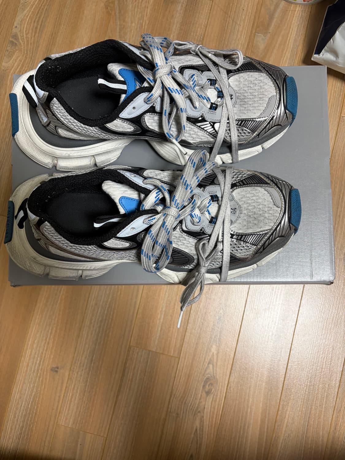 발렌시아가 3XL 블루 44 (상태최상) 상품이미지3