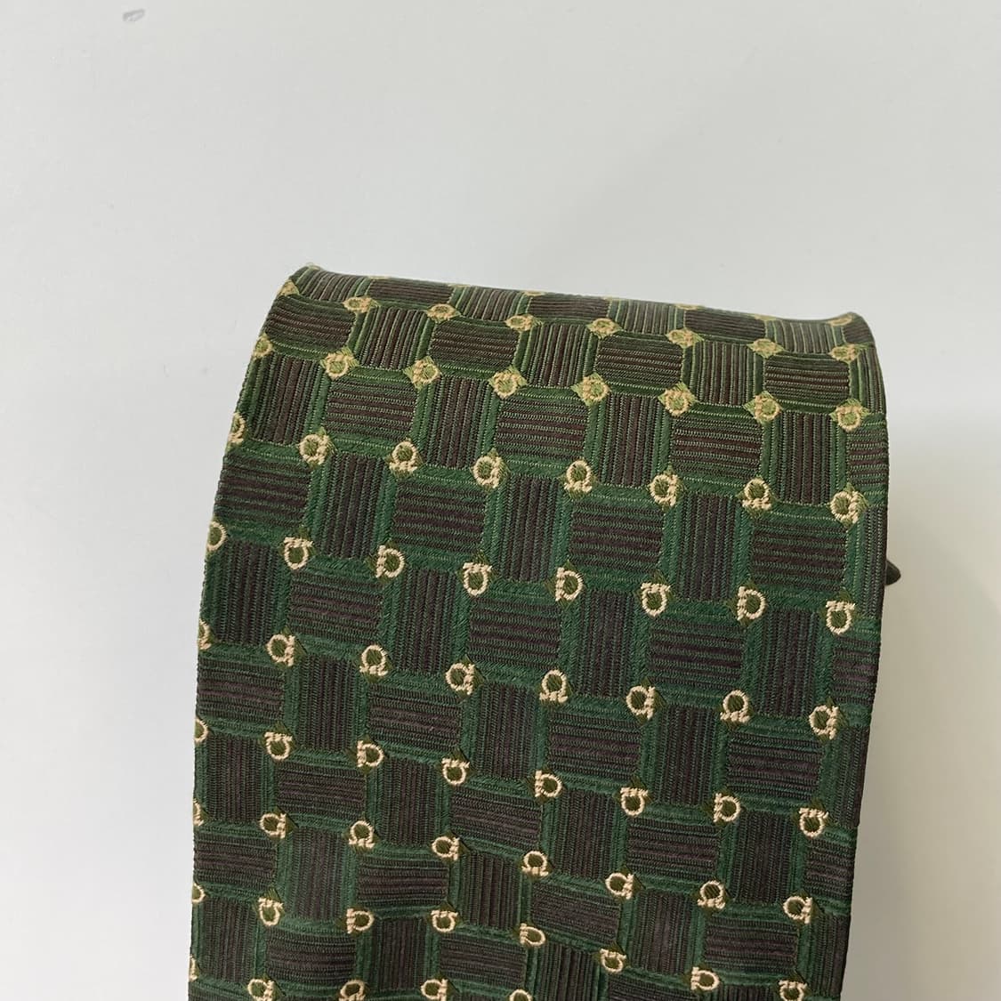 페레가모(Ferragamo) 모노그램 명품 정품 넥타이 상품이미지6