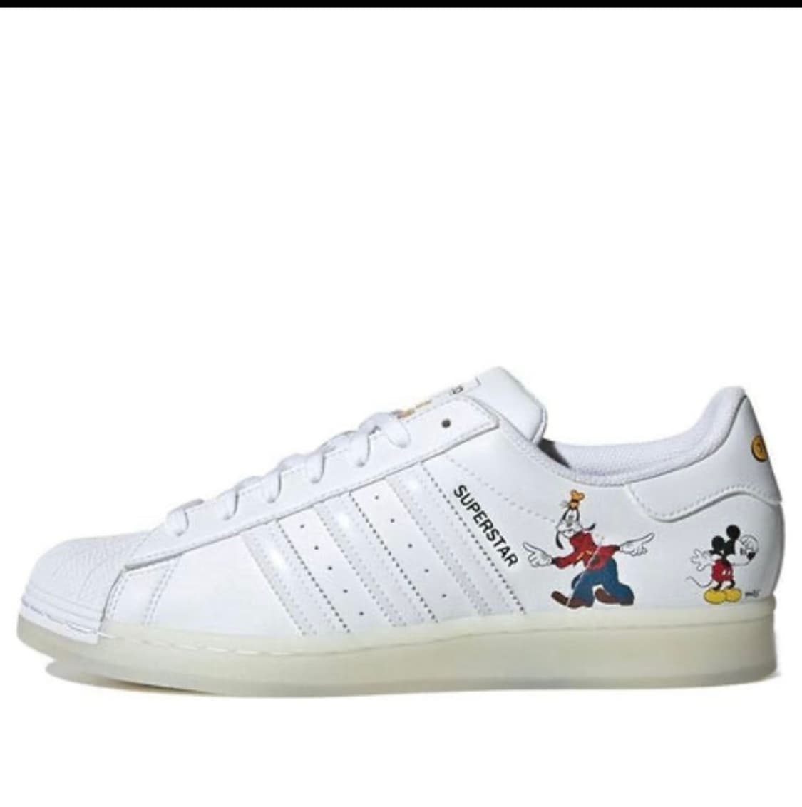 미키마우스 아디다스 슈퍼스타 콜라보 화이트 코어 블랙 상품이미지2