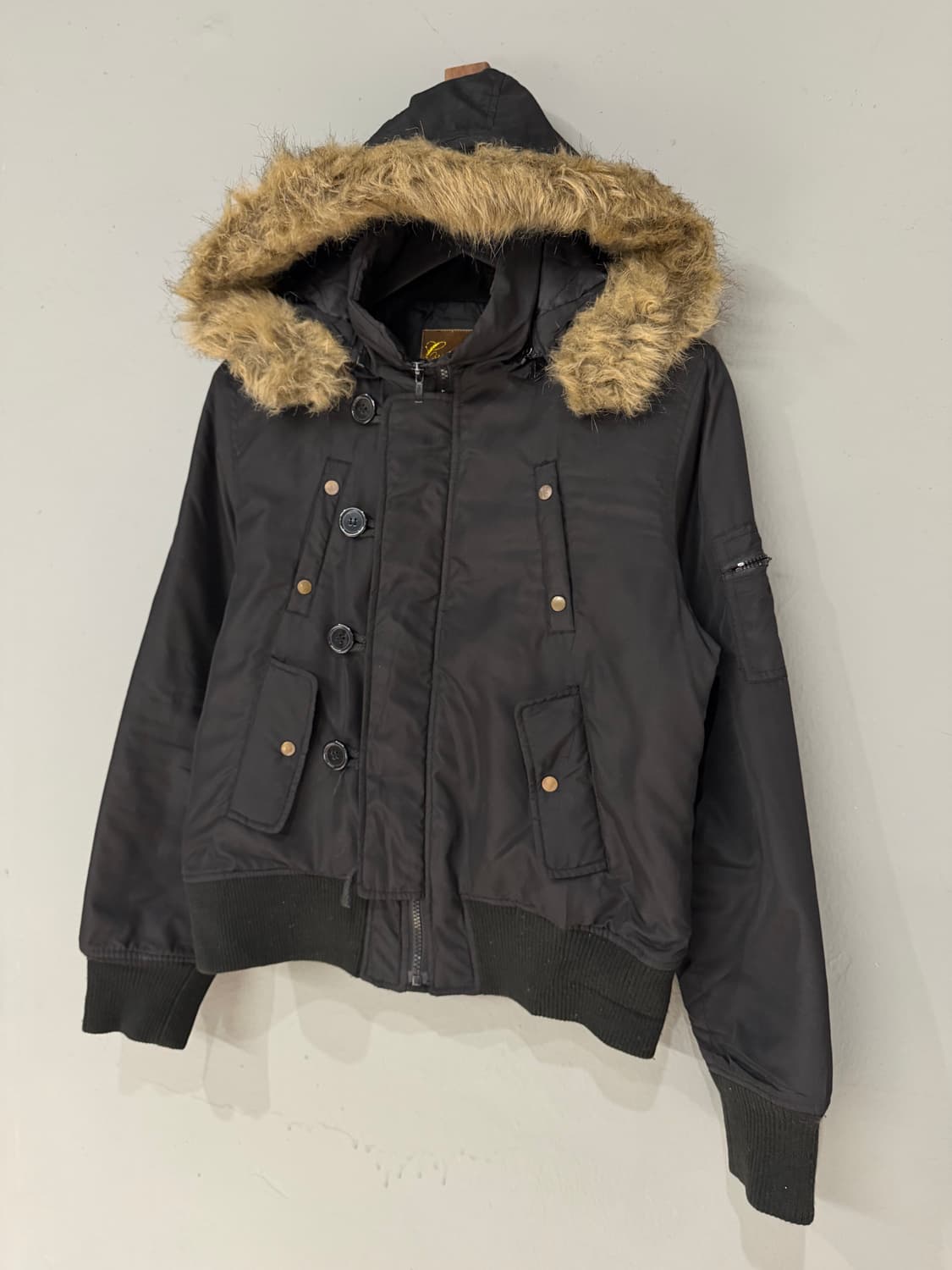 fur trimming detail n2b jumper 상품이미지5