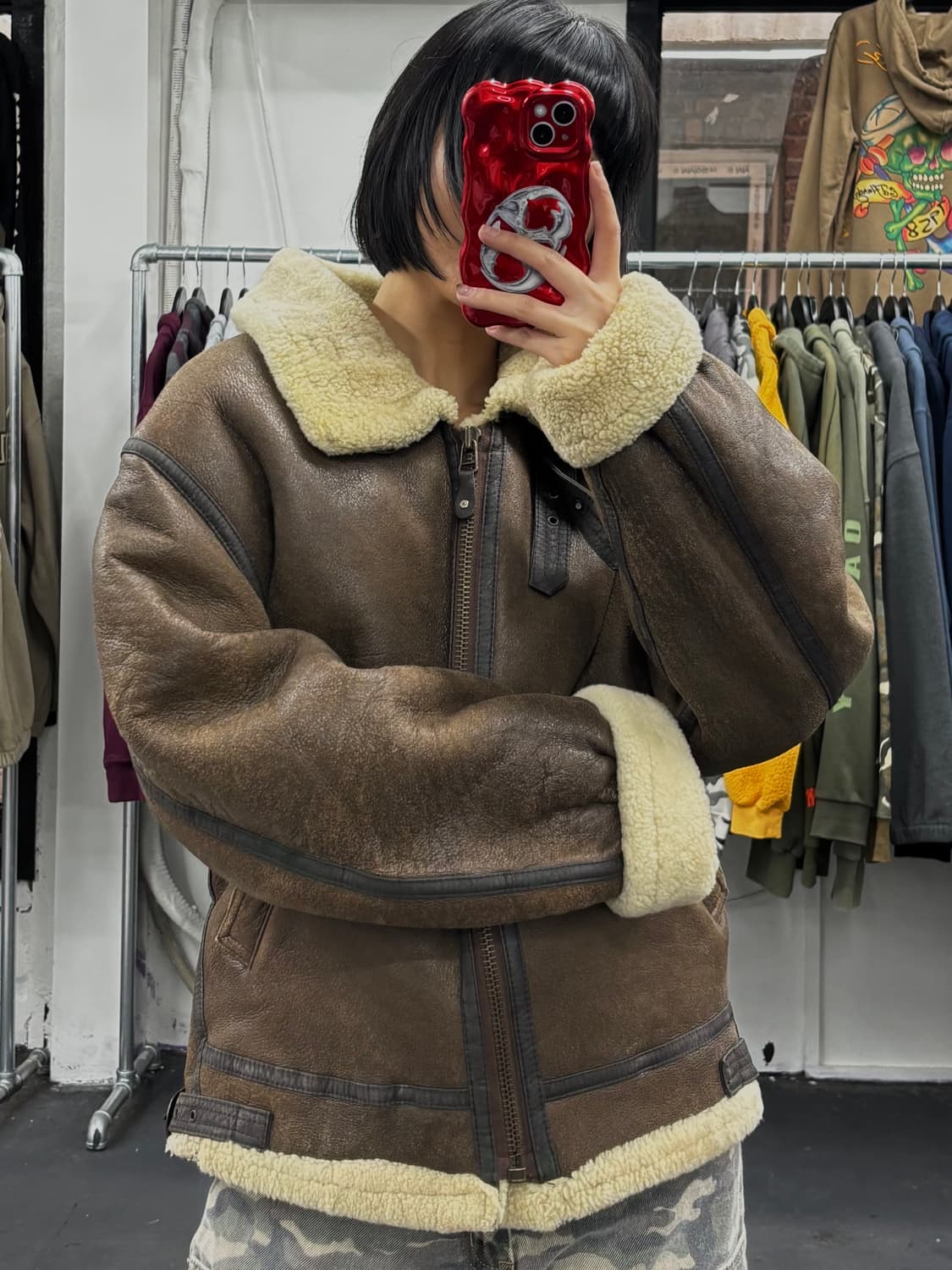 Type-B3 무스탕 자켓 상품이미지2