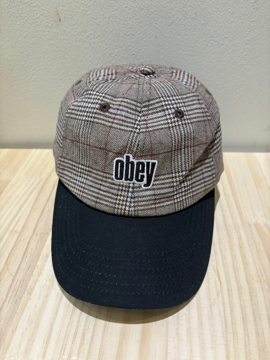 오베이 데이턴 6패널 체크 볼캡 상품이미지1