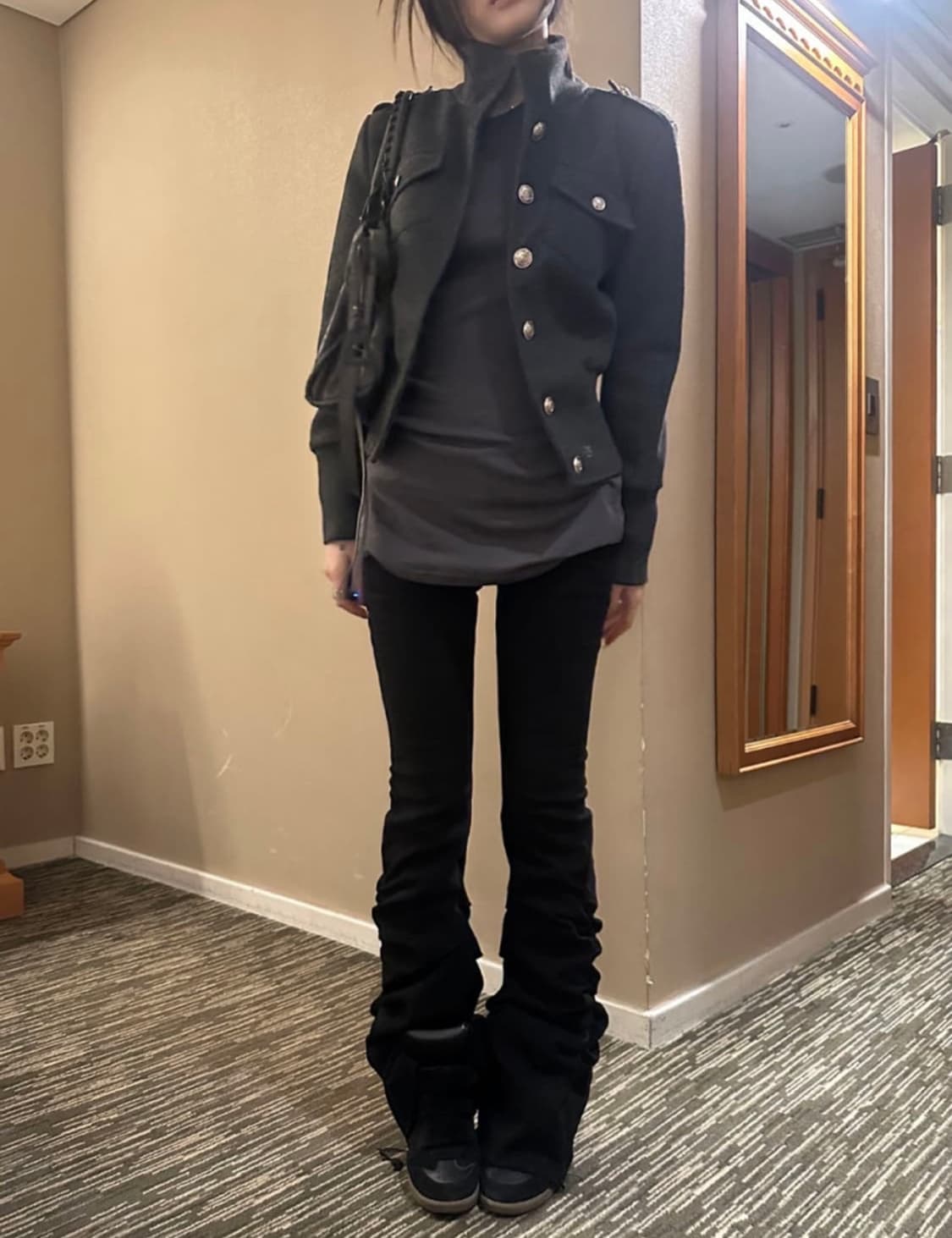 이너뮤트 블랙업 epaulet short jacket 나폴레옹 자켓  상품이미지1