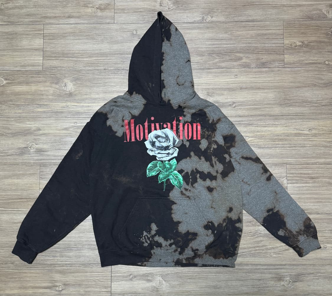 빈티지 타이다이 프린팅 후드티 상품이미지1