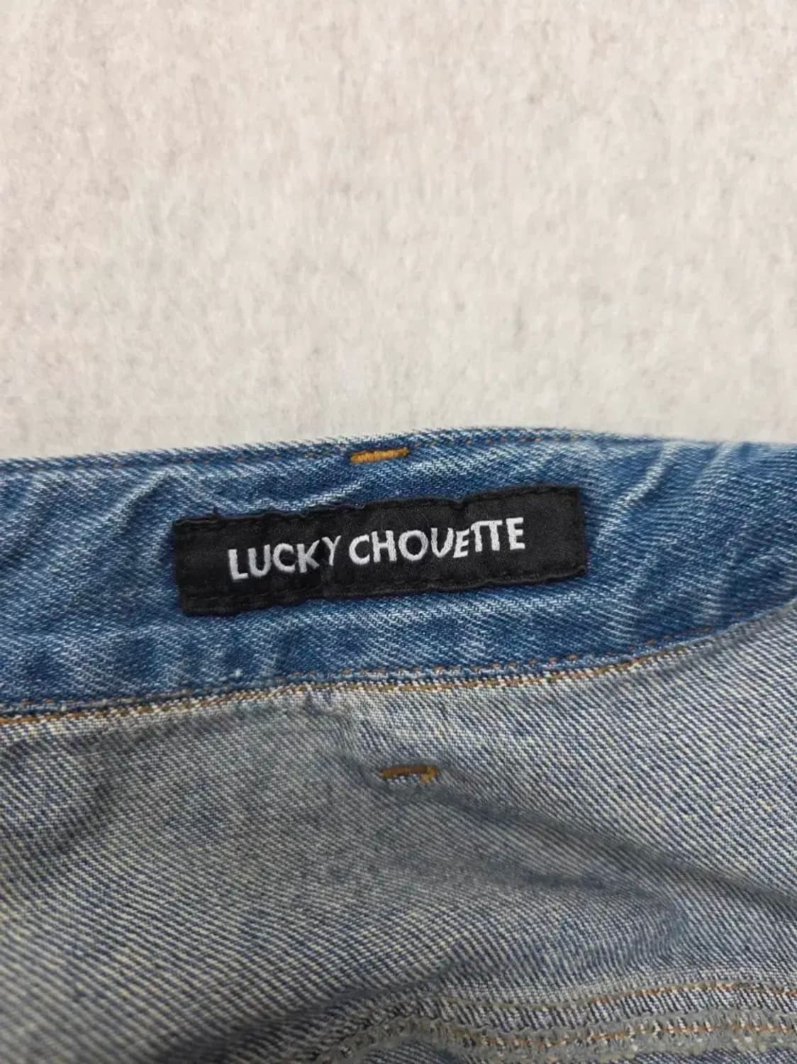 여성 36 럭키슈에뜨 데님 스커트 치마 상품이미지6