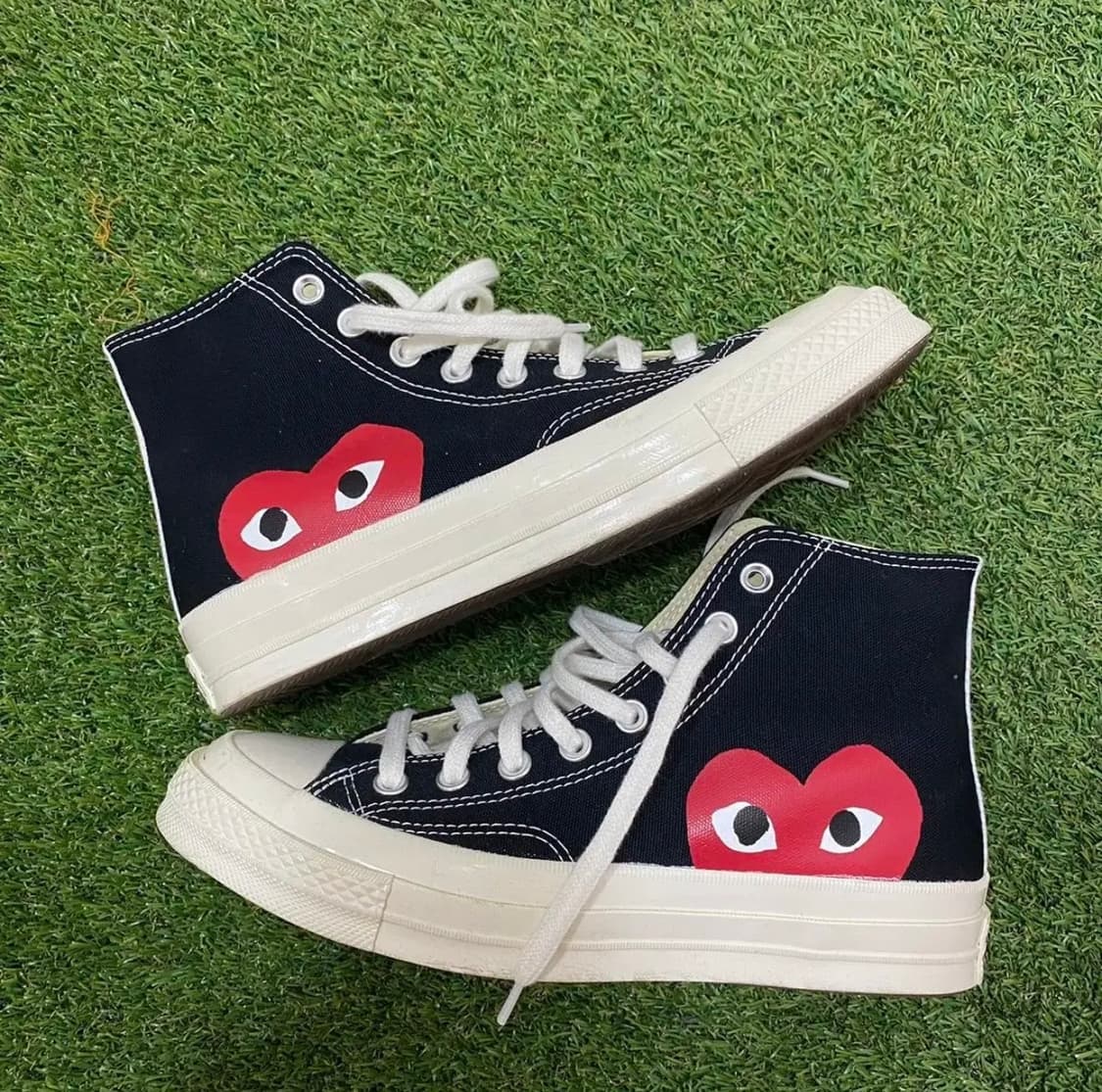 꼼데 컨버스 척 70 하이 블랙 255 상품이미지1