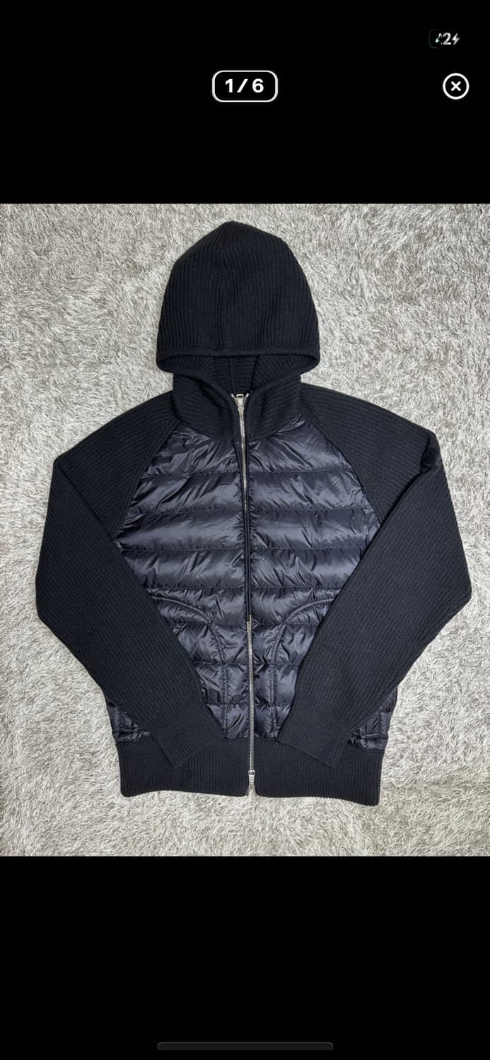 몽클레어 트리콧 후디 가디건 상품이미지2