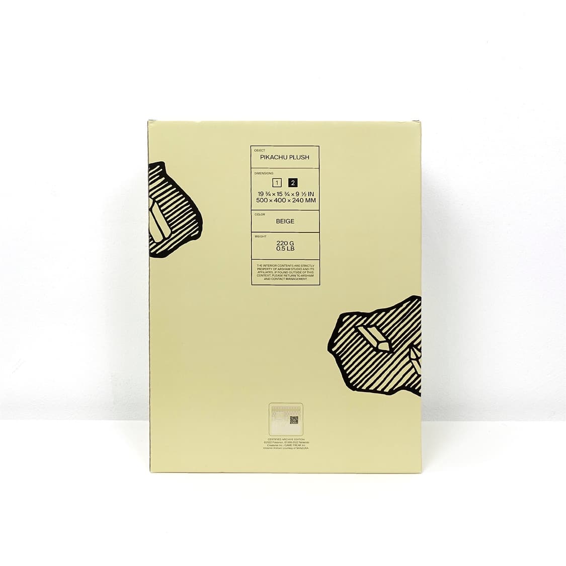 다니엘 아샴 포켓몬 시리즈 피카츄 인형 라지 (A) 상품이미지5