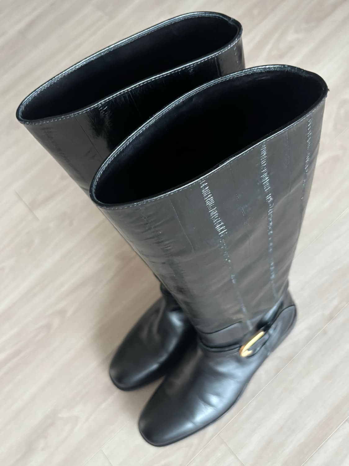 EENK 소가죽 롱부츠(ZIHA Flat Knee-high Boots) 상품이미지4