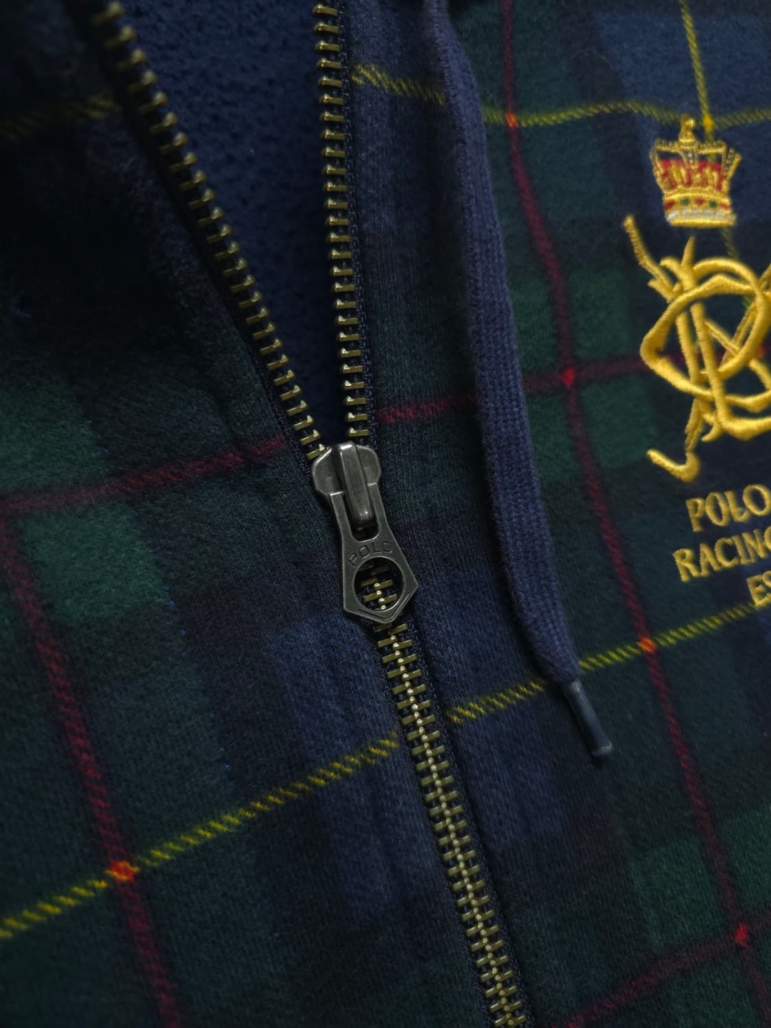 폴로 그린체크 양기모 후드집업 ( 여성66-66반 ) 상품이미지9