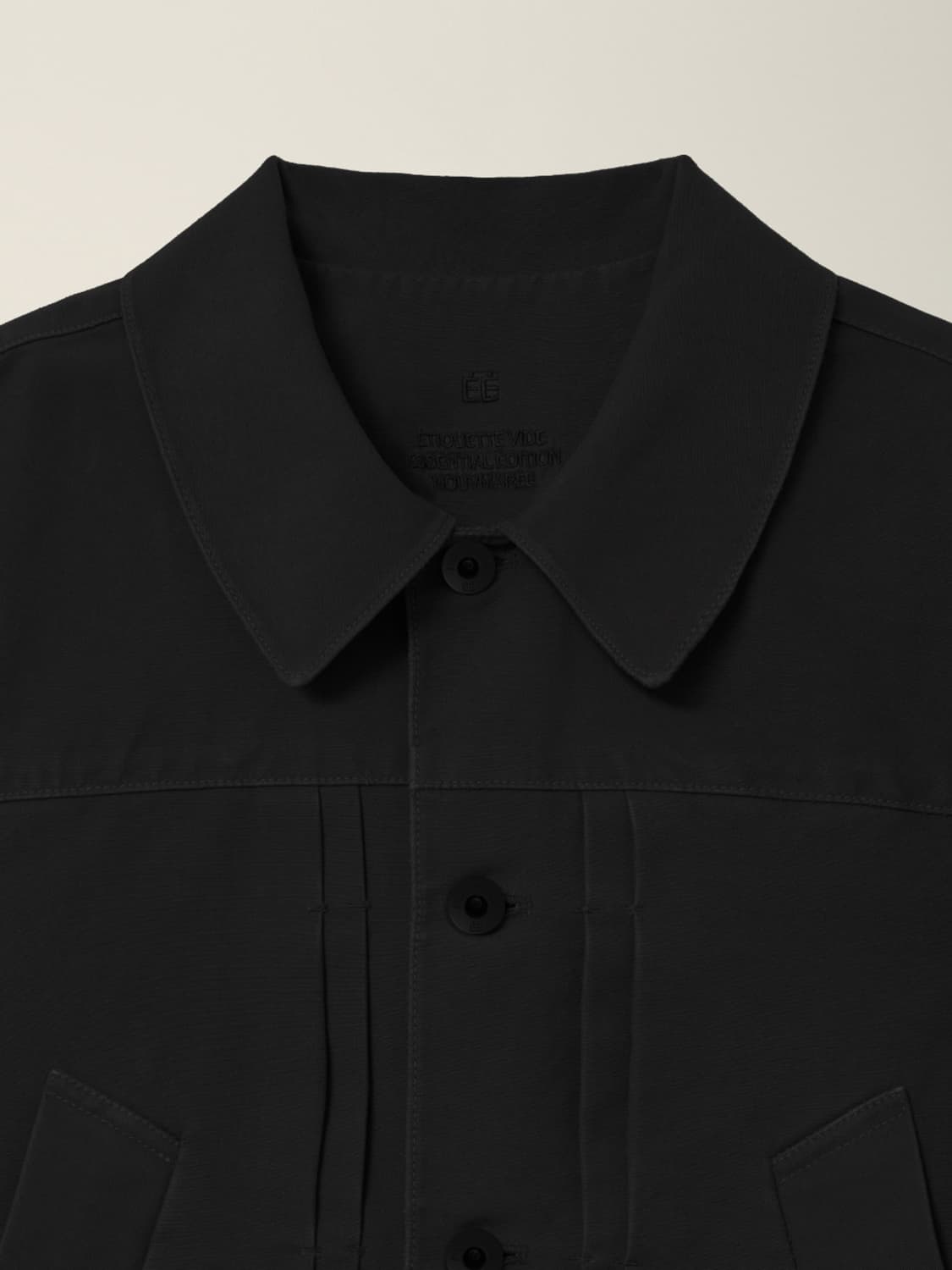 NOUVMAREE 트러커 자켓 블랙 상품이미지8