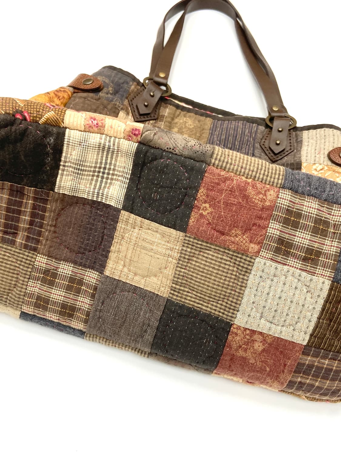 Japanese vintage patChWork bag  상품이미지4