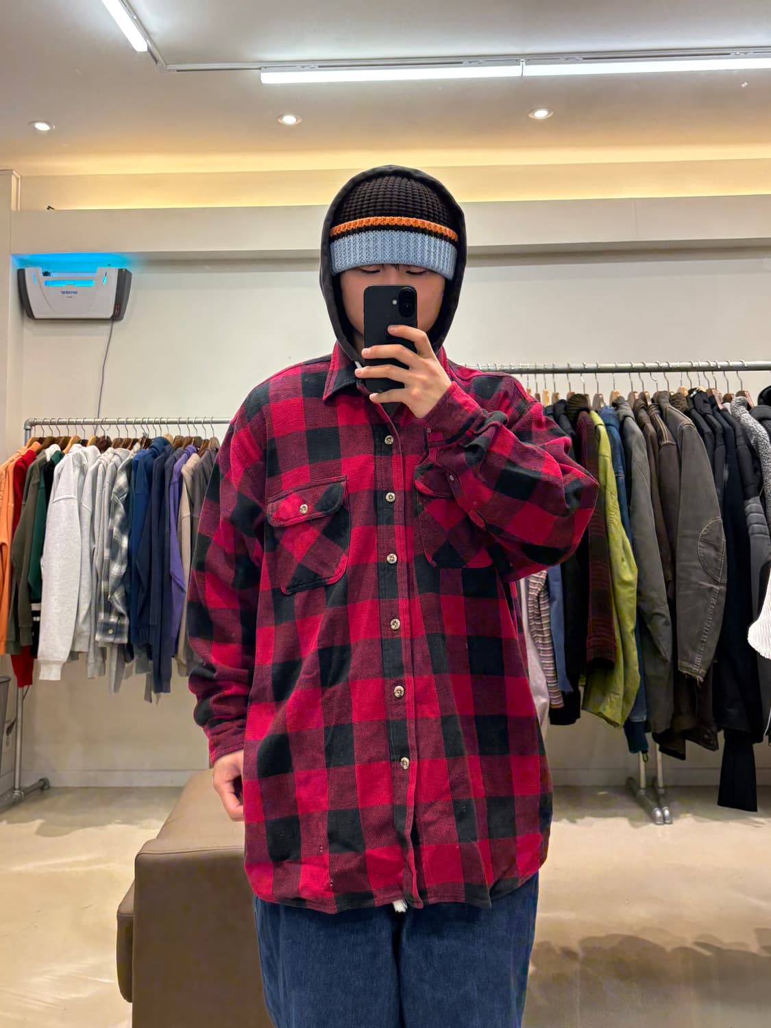 필드앤스트림 체크패턴 플란넬 셔츠 상품이미지8