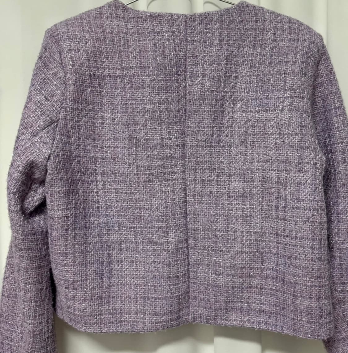 파파야 퍼플 트위드 자켓 상품이미지5