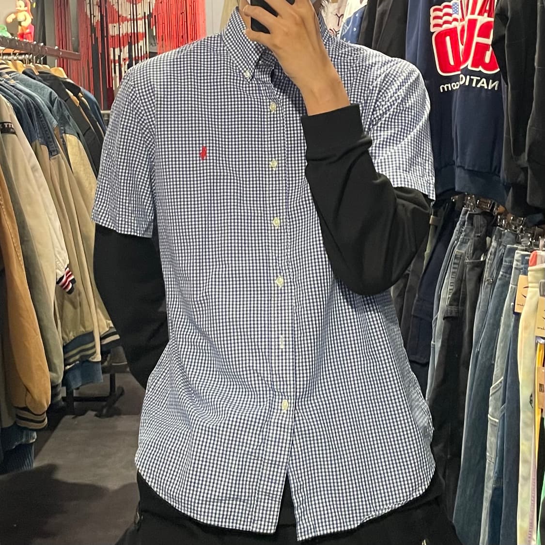 [IM] polo 폴로 체크 반팔셔츠 상품이미지3