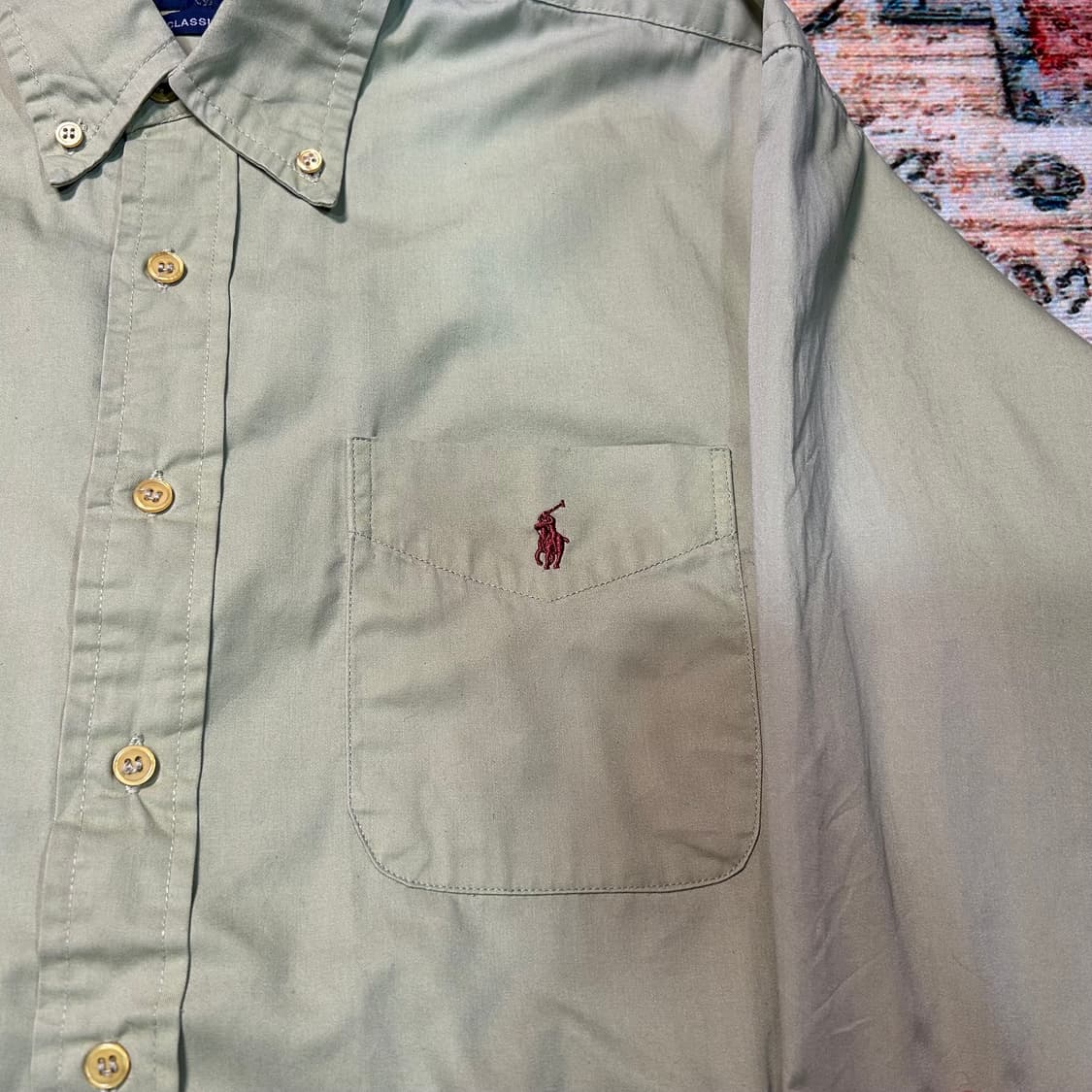 [XL] 폴로 랄프로렌 라임 포켓 셔츠 상품이미지2