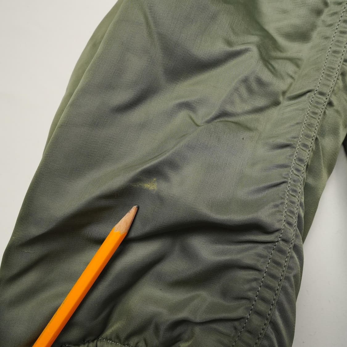 70s 미공군 납품용 알파인더스트리 MA-1 플라이트자켓 세이지 상품이미지9