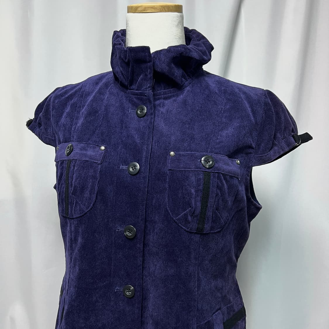 corduroy purple one-piece 상품이미지2