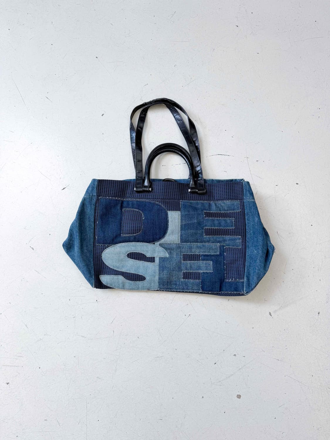denim patchwork tote bag 상품이미지1
