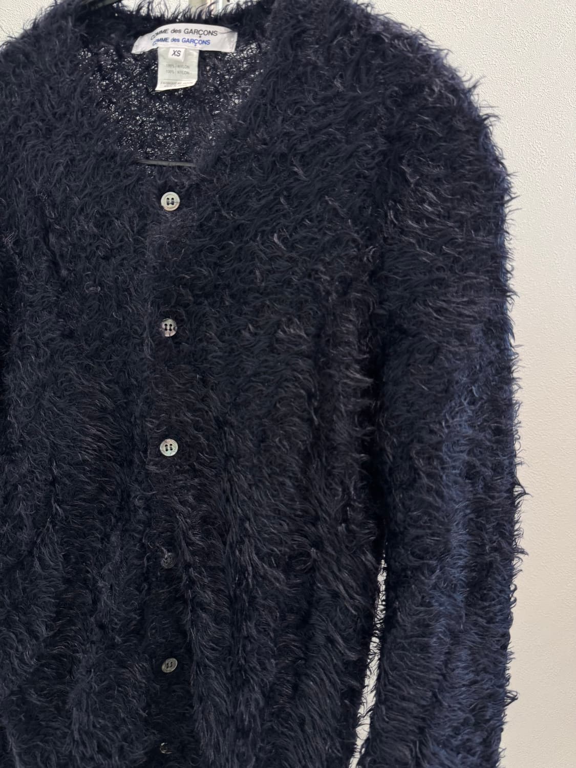 꼼데가르송 꼼꼼 샤기 가디건 상품이미지5