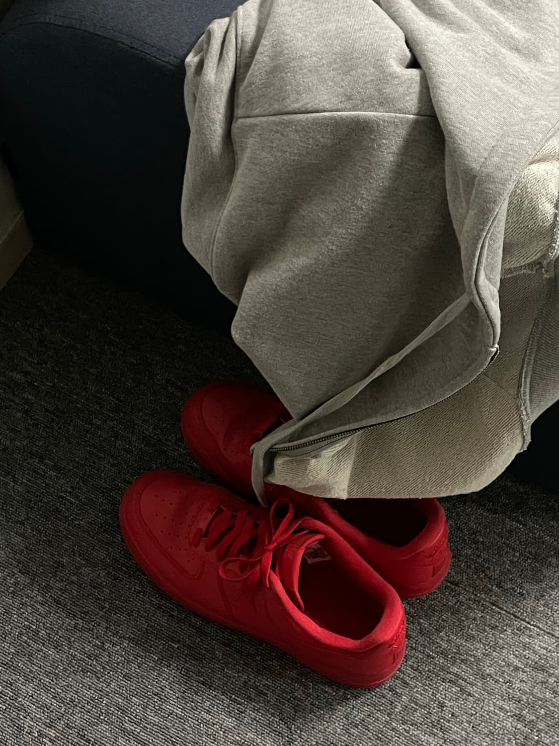 나이키 에어포스 LV8 트리플 레드 280 상품이미지8