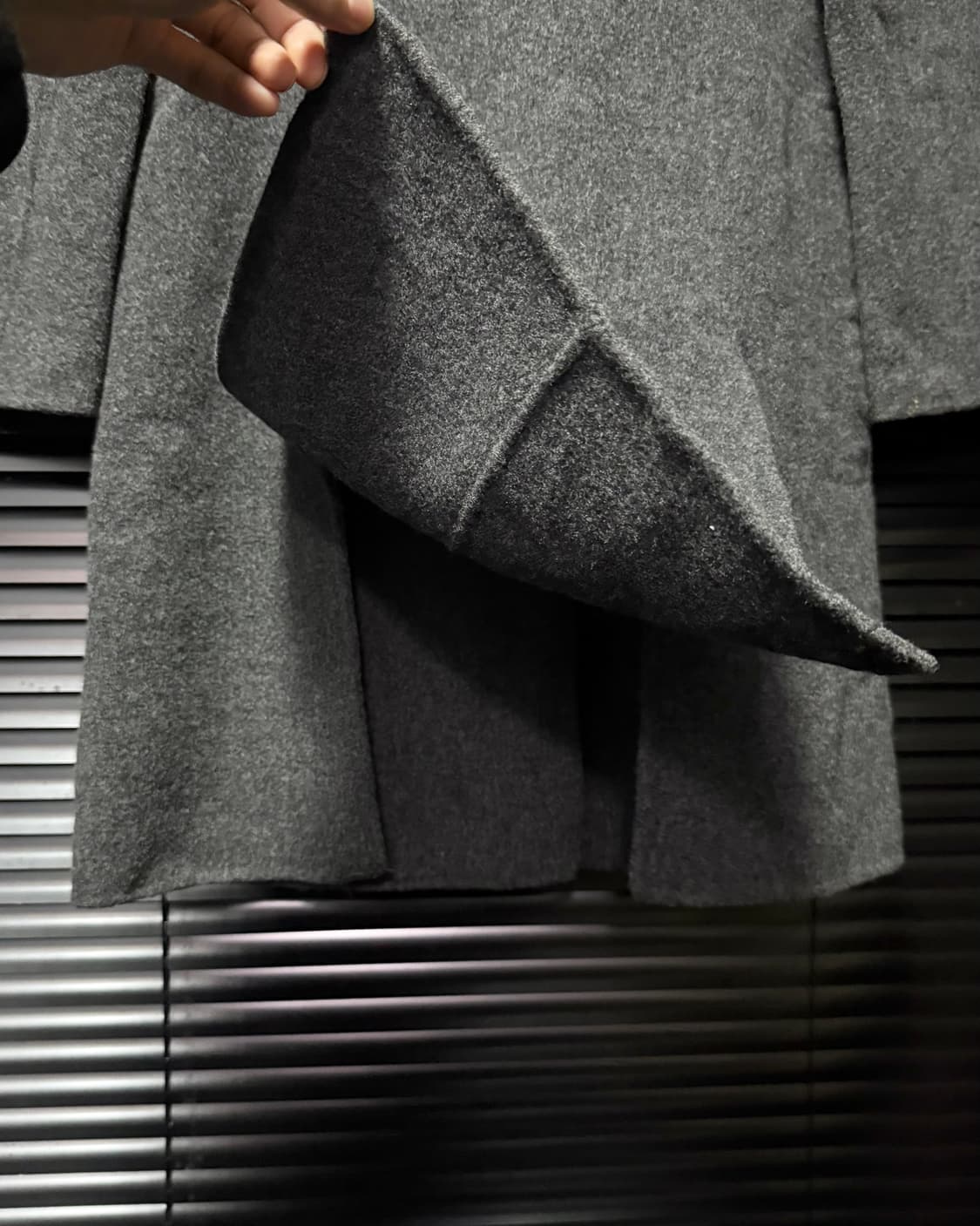 Theory 띠어리 울 코트 2버튼 차콜 S 하이넥 락시크 펑크 일본 상품이미지7