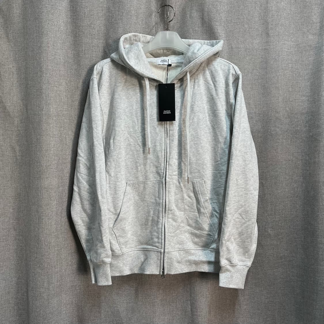 [L/새상품] 무신사스탠다드 면 긴팔 후드집업 상품이미지1