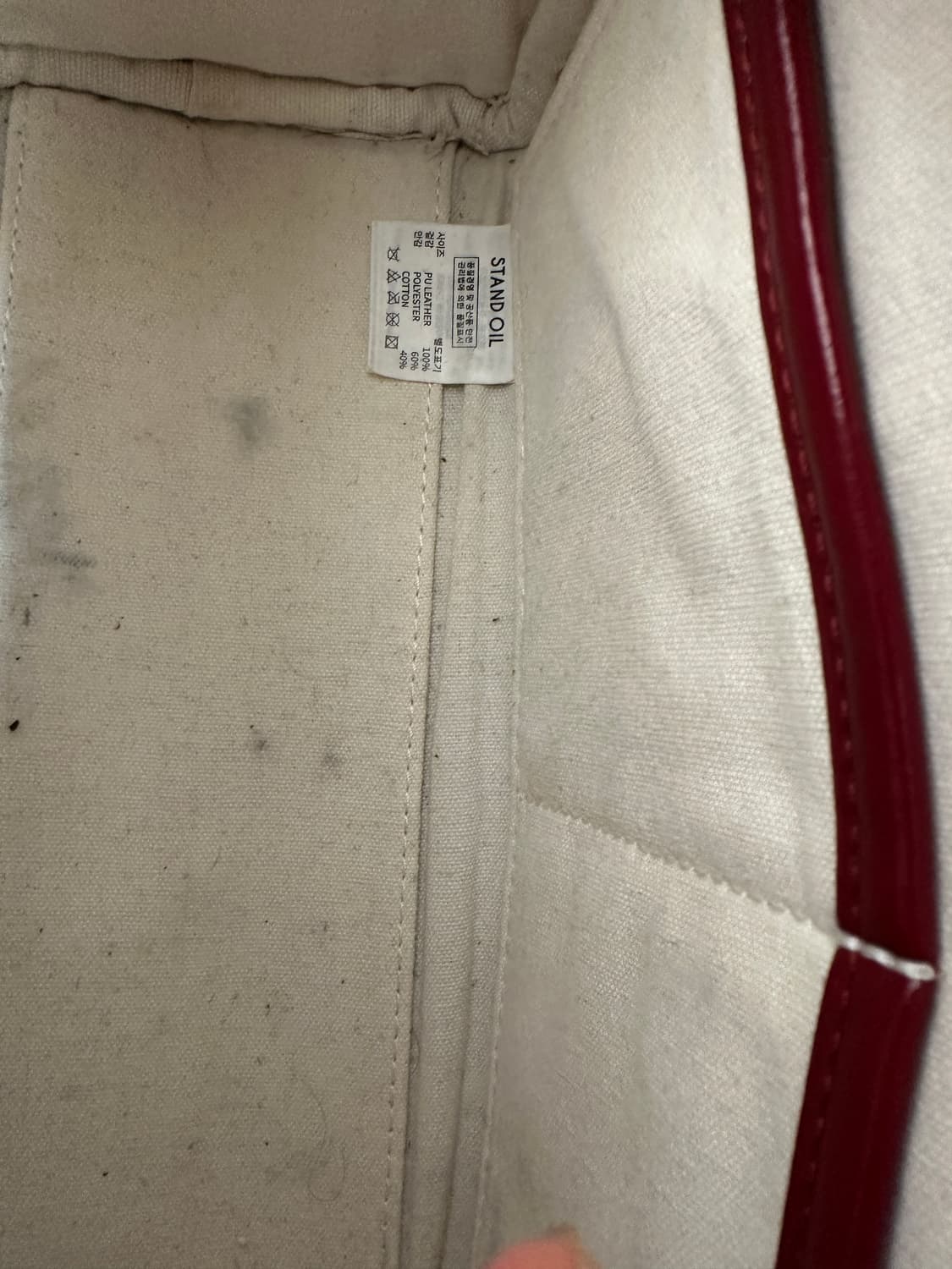 스탠드오일 츄비백 딥레드 숄더백 os 상품이미지7