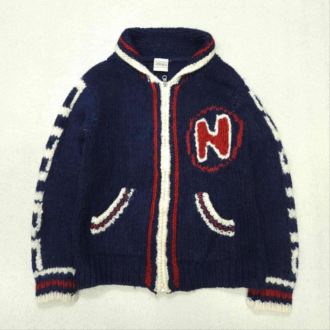 NEV 코위찬 집업 니트 상품이미지3