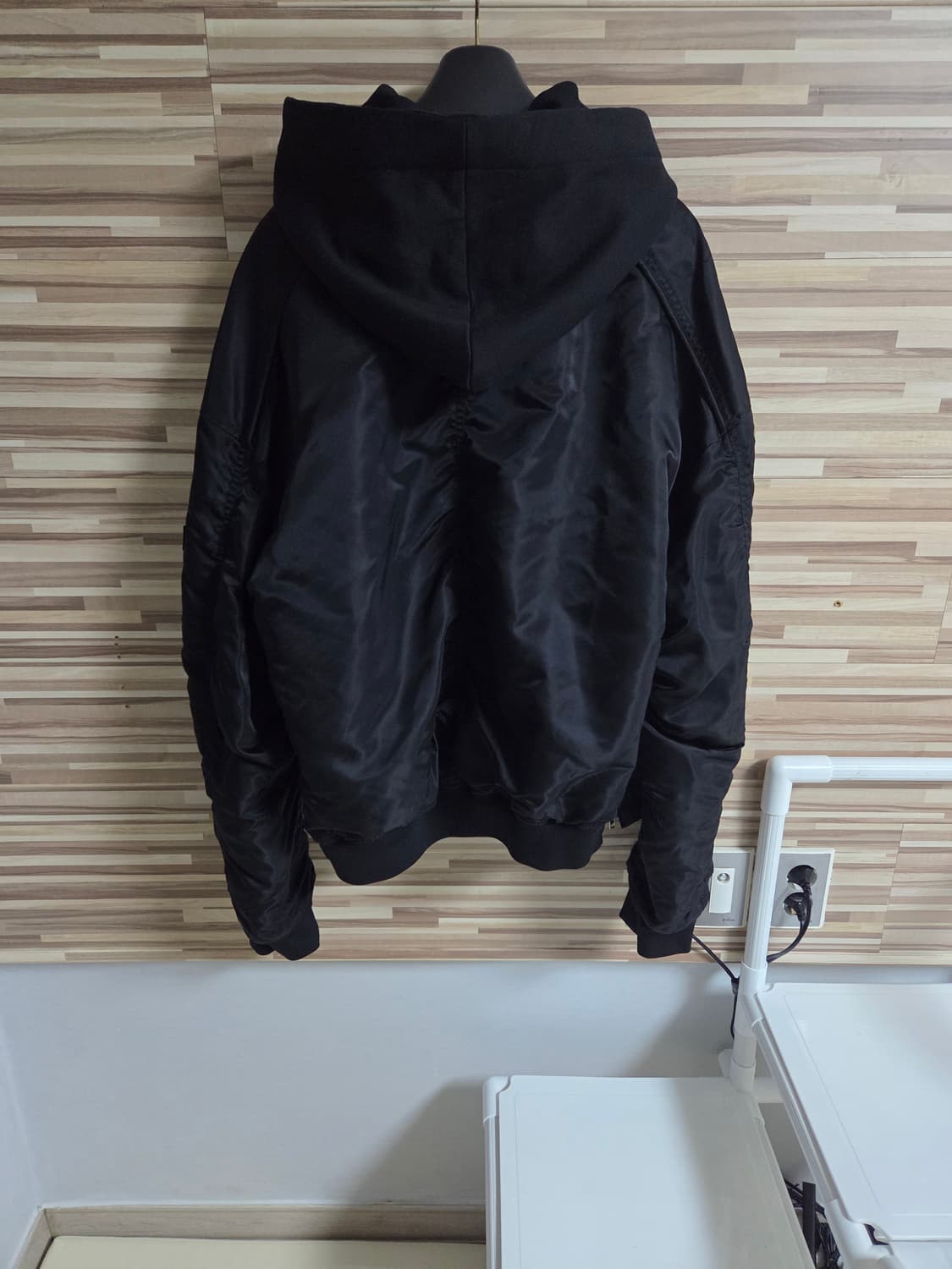 준지 / 22ss 시그니처 나일론 후드 ma-1 / 48 상품이미지3